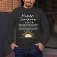 Vintage Human Sunshine Definition Teachers Mom Boss Women Men's Long Sleeve T-Shirt, funny design Vintage Human Sunshine Definition Teachers Mom Boss Women Men's Long Sleeve T-Shirt, funny design