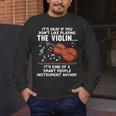 Violin Player Costume For Men Women Violin Teacher Violinist Men's Long Sleeve T-Shirt, funny design Violin Player Costume For Men Women Violin Teacher Violinist Men's Long Sleeve T-Shirt, funny design