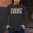 Walkie Calls Are My Cardio SPED Teacher Inclusion ABA Men's Long Sleeve T-Shirt, funny design Walkie Calls Are My Cardio SPED Teacher Inclusion ABA Men's Long Sleeve T-Shirt, funny design