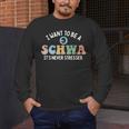 I Want To Be A Schwa It's Never Stressed Reading Teacher Kid Men's Long Sleeve T-Shirt, funny design