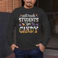 Will Trade Students For Candy Teacher Halloween Costume Tee Men's Long Sleeve T-Shirt, funny design Will Trade Students For Candy Teacher Halloween Costume Tee Men's Long Sleeve T-Shirt, funny design