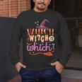 Which Witch Is Which Halloween English Teacher Men's Long Sleeve T-Shirt, funny design Which Witch Is Which Halloween English Teacher Men's Long Sleeve T-Shirt, funny design