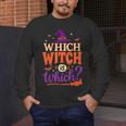 Which Witch Is Which Halloween For Women Men English Teacher Men's Long Sleeve T-Shirt, funny design Which Witch Is Which Halloween For Women Men English Teacher Men's Long Sleeve T-Shirt, funny design