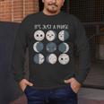 Women Science Teacher Moon Phases Scientist Back To School Men's Long Sleeve T-Shirt, funny design