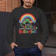 The Wonder Of Teaching Is Watching Caterpillars Teacher Men's Long Sleeve T-Shirt, funny design The Wonder Of Teaching Is Watching Caterpillars Teacher Men's Long Sleeve T-Shirt, funny design
