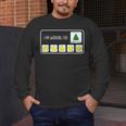 I Am Working For Christmas Break Teacher Christmas Men's Long Sleeve T-Shirt, funny design