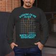 Working On My Quads Algebra Math Teacher Humor Men's Long Sleeve T-Shirt, funny design Working On My Quads Algebra Math Teacher Humor Men's Long Sleeve T-Shirt, funny design