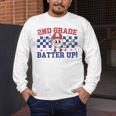 2nd Grade Batter Up Back To School Baseball Teacher Kids Men's Long Sleeve T-Shirt, funny design