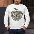 Apple Camoflauge Clothing Camo Student Teacher Cute School Men's Long Sleeve T-Shirt, funny design Apple Camoflauge Clothing Camo Student Teacher Cute School Men's Long Sleeve T-Shirt, funny design