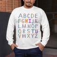 Back To School Kindergarten Alphabet ABC Teacher Women Kids Men's Long Sleeve T-Shirt, funny design Back To School Kindergarten Alphabet ABC Teacher Women Kids Men's Long Sleeve T-Shirt, funny design