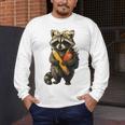 Back To School Raccoon Teachers Student Kids Men's Long Sleeve T-Shirt, funny design
