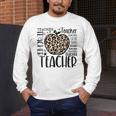 Back To School Teacher Life Apple Leopard Teacher Women Men's Long Sleeve T-Shirt, funny design Back To School Teacher Life Apple Leopard Teacher Women Men's Long Sleeve T-Shirt, funny design