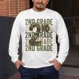 Camo Team 2nd Grade Squad Back To School Teacher Kids Boys Men's Long Sleeve T-Shirt, funny design
