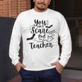 You Can't Scare Me I'm a Teacher Men's Long Sleeve T-Shirt, funny design You Can't Scare Me I'm a Teacher Men's Long Sleeve T-Shirt, funny design