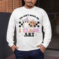 You Can't Scare Me I Teach Art Retro Teacher Ghost Halloween Men's Long Sleeve T-Shirt, funny design You Can't Scare Me I Teach Art Retro Teacher Ghost Halloween Men's Long Sleeve T-Shirt, funny design