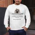 Cat Exhausted Teacher Exhausterwhelmulated Definition Men's Long Sleeve T-Shirt, funny design