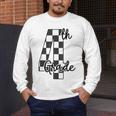 Checkered Fourth Grade Back To School Teachers Students Men's Long Sleeve T-Shirt, funny design Checkered Fourth Grade Back To School Teachers Students Men's Long Sleeve T-Shirt, funny design