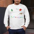 Is It Christmas Break Yet Teacher Xmas Light Santa Hat Men's Long Sleeve T-Shirt, funny design Is It Christmas Break Yet Teacher Xmas Light Santa Hat Men's Long Sleeve T-Shirt, funny design