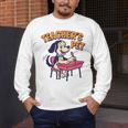 Cute Elementary School Student Dog Teacher's Pet Men's Long Sleeve T-Shirt, funny design