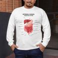 Digestive System Anatomy Anatomical Biology Teacher Men Women Men's Long Sleeve T-Shirt, funny design