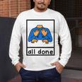 All Done Sign Language Speech Pathology Aac Sped Teacher Men's Long Sleeve T-Shirt, funny design