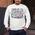 Field Day Vibes For Teacher Kids Happy Field Day 2025 Men's Long Sleeve T-Shirt, funny design