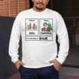 First Data Then Christmas I'm Earning A Break Sped Teacher Men Women Men's Long Sleeve T-Shirt, funny design