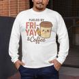 Friyay Teacher Coffee Friday School Cute Fri Yay Men's Long Sleeve T-Shirt, funny design