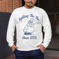 Fun 4th Of July Spilling The Tea Since 1773 History Teacher Men's Long Sleeve T-Shirt, funny design Fun 4th Of July Spilling The Tea Since 1773 History Teacher Men's Long Sleeve T-Shirt, funny design
