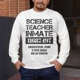 Halloween Science Teacher Prisoner Costume Men's Long Sleeve T-Shirt, funny design Halloween Science Teacher Prisoner Costume Men's Long Sleeve T-Shirt, funny design