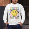 Happy Dot Day Hippie Flowers Smile Face Groovy Teacher Kids Men's Long Sleeve T-Shirt, funny design Happy Dot Day Hippie Flowers Smile Face Groovy Teacher Kids Men's Long Sleeve T-Shirt, funny design
