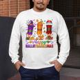 Happy Hallothanksmas Halloween Thanksgiving Pencils Teachers Men's Long Sleeve T-Shirt, funny design Happy Hallothanksmas Halloween Thanksgiving Pencils Teachers Men's Long Sleeve T-Shirt, funny design