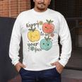 Happy To See Your Face Teacher Apple Men's Long Sleeve T-Shirt, funny design Happy To See Your Face Teacher Apple Men's Long Sleeve T-Shirt, funny design