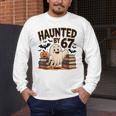 Haunted By 67 Teacher Ghost Pumpkin Halloween Costum Men's Long Sleeve T-Shirt, funny design Haunted By 67 Teacher Ghost Pumpkin Halloween Costum Men's Long Sleeve T-Shirt, funny design