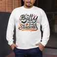 I'm Batty About My Students Watercolor Bat Teacher Halloween Men's Long Sleeve T-Shirt, funny design I'm Batty About My Students Watercolor Bat Teacher Halloween Men's Long Sleeve T-Shirt, funny design
