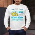 Librarian Teacher Dive Into A Good Book Reading Premium Tri-Blend Men's Long Sleeve T-Shirt, funny design Librarian Teacher Dive Into A Good Book Reading Premium Tri-Blend Men's Long Sleeve T-Shirt, funny design