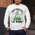 Mad Scientist Science Teacher Halloween Costume Teen Girls Men's Long Sleeve T-Shirt, funny design