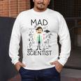 Mad Scientist Shirt Kids Boys Youth Science Teacher Men's Long Sleeve T-Shirt, funny design