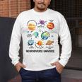 Neurodiverse Universe Space Planet Special Education Teacher Men's Long Sleeve T-Shirt, funny design