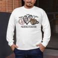 Peace Love Coffee Science Teacher Men's Long Sleeve T-Shirt, funny design