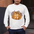 Pi Day Pumpkin Pi Math Teacher Halloween Costume Men's Long Sleeve T-Shirt, funny design