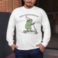 Pre K Grade Teacher Frog Back To School Preschool Men's Long Sleeve T-Shirt, funny design