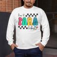 Pre-K Paraprofessional Teacher Back To School Vibes Men's Long Sleeve T-Shirt, funny design