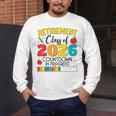 Retirement Class Of 2026 Countdown In Progress Teacher Men's Long Sleeve T-Shirt, funny design