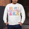 Retro Groovy Retirement Era Retired Teacher Men's Long Sleeve T-Shirt, funny design Retro Groovy Retirement Era Retired Teacher Men's Long Sleeve T-Shirt, funny design