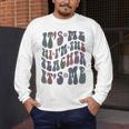 Retro IT'S ME Hi I'm The TEACHER Groovy Testing Squad Pink Men's Long Sleeve T-Shirt, funny design Retro IT'S ME Hi I'm The TEACHER Groovy Testing Squad Pink Men's Long Sleeve T-Shirt, funny design