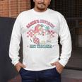Retro Pink Christmas Santa's Favorite Art Teacher Artist Men's Long Sleeve T-Shirt, funny design Retro Pink Christmas Santa's Favorite Art Teacher Artist Men's Long Sleeve T-Shirt, funny design
