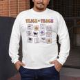 Retro Trick Or Treat Halloween Special Education Teacher Men's Long Sleeve T-Shirt, funny design Retro Trick Or Treat Halloween Special Education Teacher Men's Long Sleeve T-Shirt, funny design