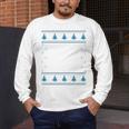 Santas Favorite Band Teacher Christmas Men's Long Sleeve T-Shirt, funny design