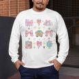 School Pencils And Bows Teacher Bow Coquette Pencil Girls Men's Long Sleeve T-Shirt, funny design School Pencils And Bows Teacher Bow Coquette Pencil Girls Men's Long Sleeve T-Shirt, funny design